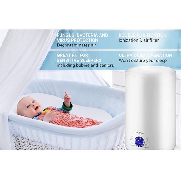 ⭐️HuPro Ultrasonic Air Humidifier Cool Mist Model: Pro-775 - Picture 12 of 13